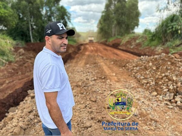 Prefeitura de Mauá da Serra realiza investimentos nas estradas rurais