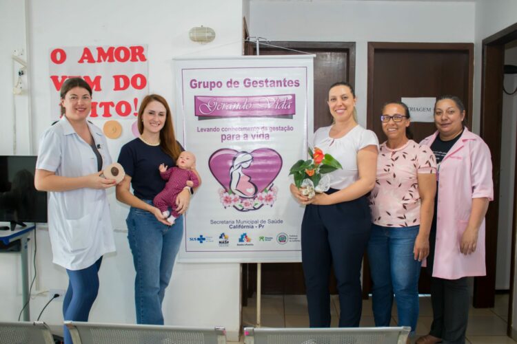 Prefeitura de Califórnia realiza palestra sobre aleitamento materno para gestantes