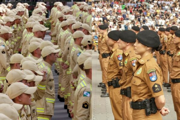 Editais publicados: Paraná abre concursos para contratar 2 mil policiais militares e 600 bombeiros