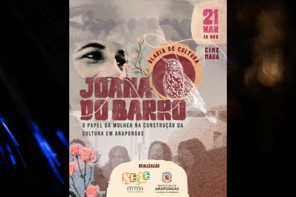 Olaria de Cultura promove debate do papel da mulher nesta sexta-feira (21) em Arapongas