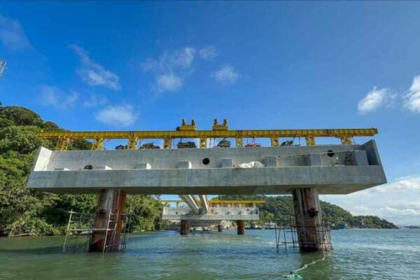 Governo do Estado divulga novas imagens da obra da Ponte de Guaratuba