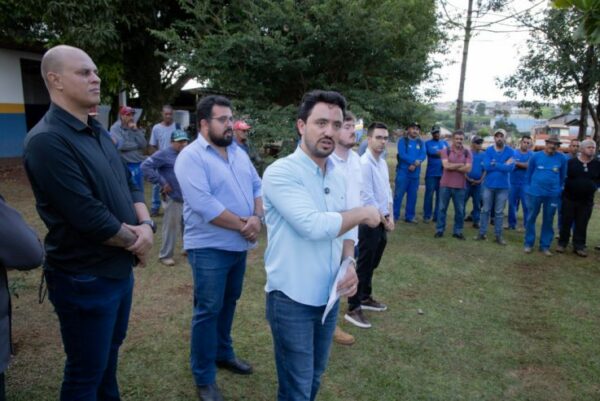 Rodolfo Mota anuncia R$1 milhão para reestruturação do pátio de máquinas de Apucarana