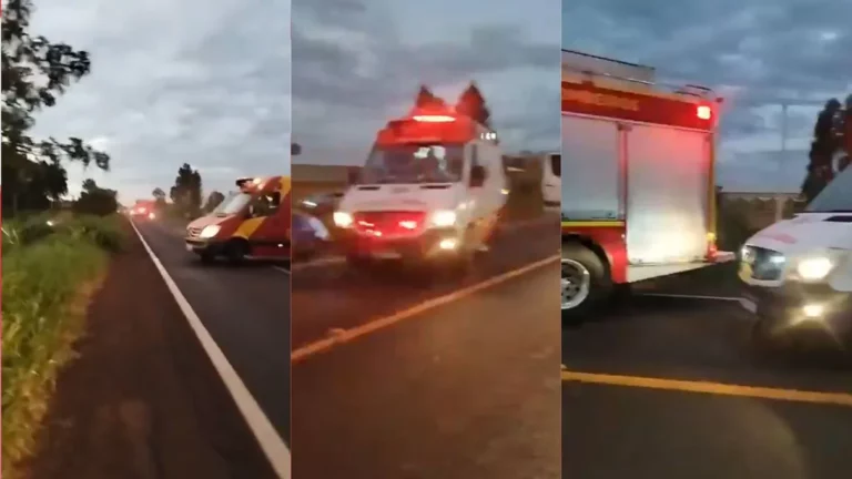 Capotamento deixa 8 feridos em Sabáudia; criança teria sido ejetada