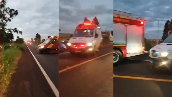 Capotamento deixa 8 feridos em Sabáudia; criança teria sido ejetada