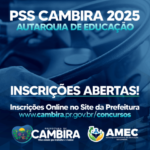 Prefeitura de Cambira abre Processo Seletivo para motoristas da Educação