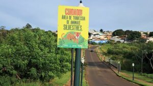 Prefeitura de Arapongas instala placas para a proteção de animas