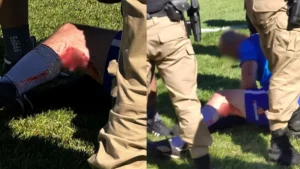 Vídeo mostra jogador baleado em Torneio 1º de Maio em Arapongas