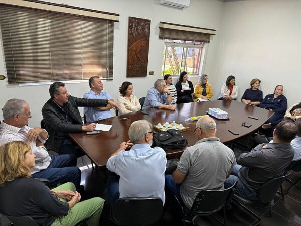 Prefeito recebe deputado federal Sérgio Souza em Jandaia do Sul
