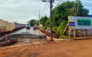 Arapongas – Rua do Jardim Colúmbia III está sendo pavimentada