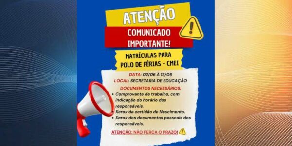 Prefeitura de Arapongas abre matrícula para Polo de Férias