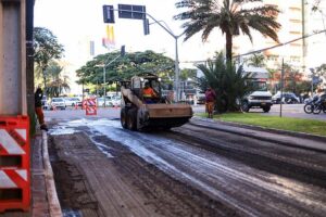 Prefeitura de Maringá realizará recapeamento em 9 cruzamentos no Centro a partir de segunda, 14