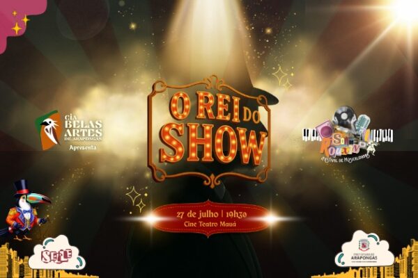 Musical “O Rei do Show” será apresentado gratuitamente em Arapongas