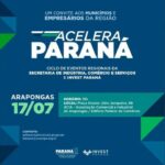 Arapongas recebe secretário Marco Brasil e sedia evento Acelera Paraná