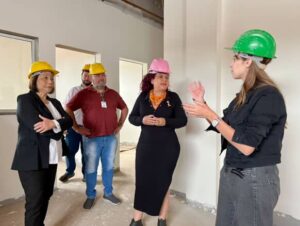Obras do novo PAM de Mandaguari são vistoriadas por representantes da 15ª Regional de Saúde