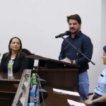 Prefeito Rafael Cita participa de posse de vereadores mirins na Câmara de Arapongas