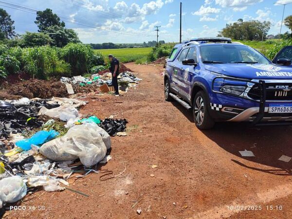Prefeitura de Arapongas aplica R$ 49.630,00 em multas por descarte irregular de resíduos