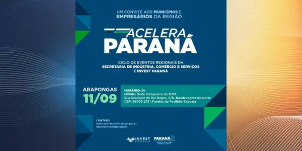 Arapongas sedia evento Acelera Paraná com secretário Marco Brasil