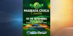 Cambira realiza Passeata Cívica em celebração à Pátria