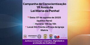 Arapongas promove ato de conscientização ao enfrentamento à violência contra a mulher