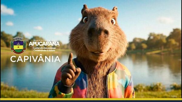 Prefeitura de Apucarana entra no TikTok com personagens de IA inspirados nas capivaras do Lago Jaboti