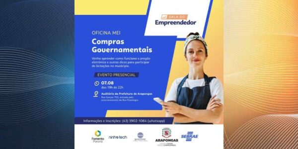 Prefeitura de Arapongas promove nova edição da oficina MEI Compras Governamentais