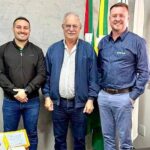 Prefeito de Jandaia Ditão Pupio recebe visita do presidente da Sicredi Valor Sustentável PR/SP