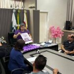 Procuradoria da Mulher da Câmara de Apucarana lança programação do Agosto Lilás em coletiva de imprensa