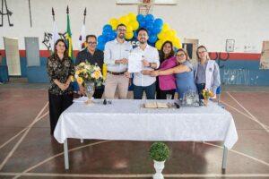 Prefeitura de Apucarana investe R$ 307 mil na reconstrução do muro e reforma do ginásio poliesportivo da Escola José Idésio Brianezi
