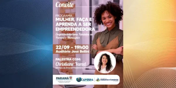Cambira recebe palestra sobre empreendedorismo feminino