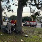 Homem morre após cruzar Avenida Brasil e capotar veículo em Apucarana
