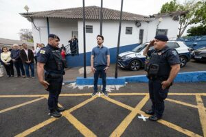 Inspetor 3ª Classe Fábio de Souza assume comando da Guarda Civil de Apucarana